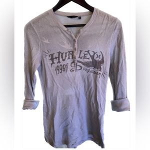 VINTAGE HURLEY RIBBED SHIRT